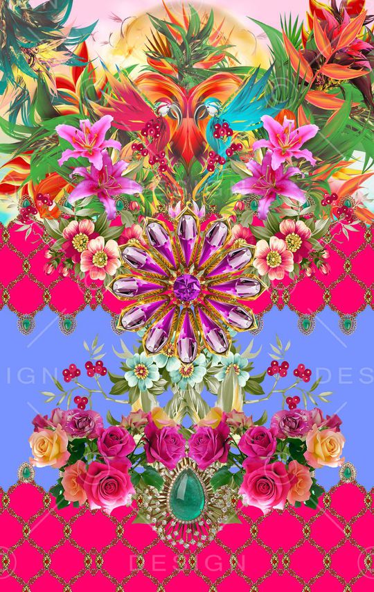 抽象印花华亿平台图片