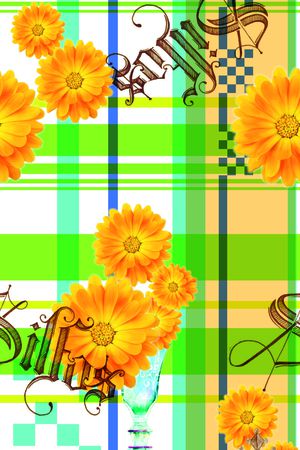 格子印花华亿平台图片