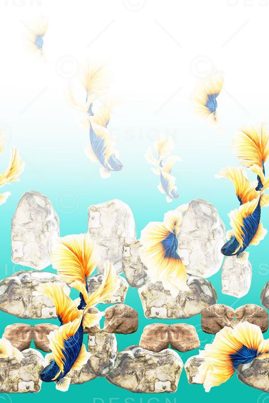 创意服装面料印花华亿平台图片