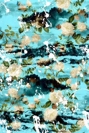 中国风印花华亿平台图片