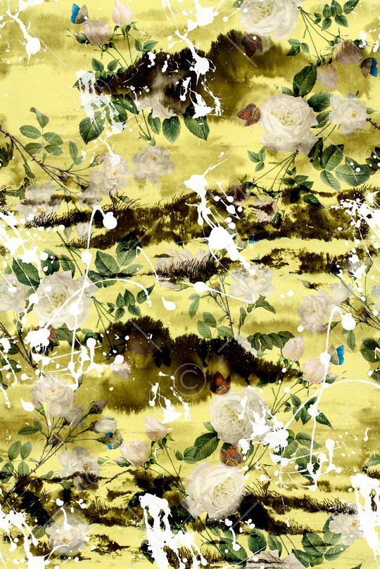 中国风印花华亿平台图片