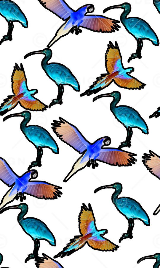 时尚写意印花华亿平台图片