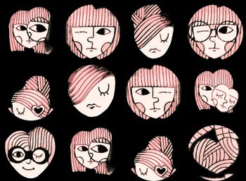 512690-时尚卡通个性人头