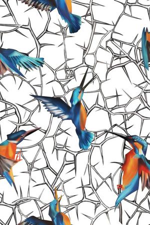 写意风印花华亿平台图片