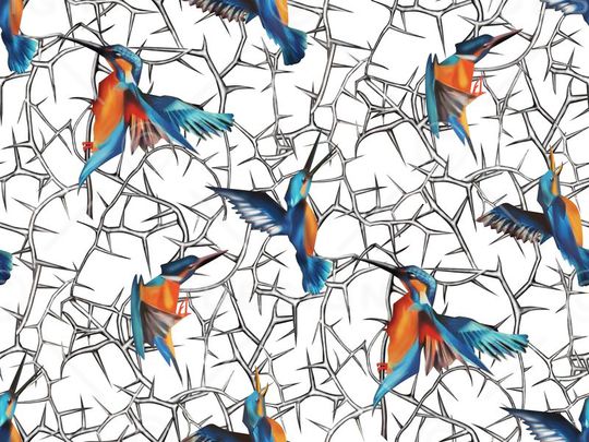 写意风印花华亿平台图片