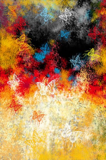 512788-原创印象派  梦蝶