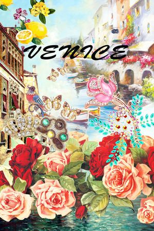 潮流时尚印花华亿平台图片