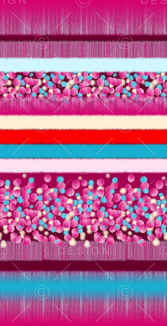 几何图形印花华亿平台图片