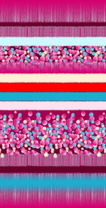 几何图形印花华亿平台图片