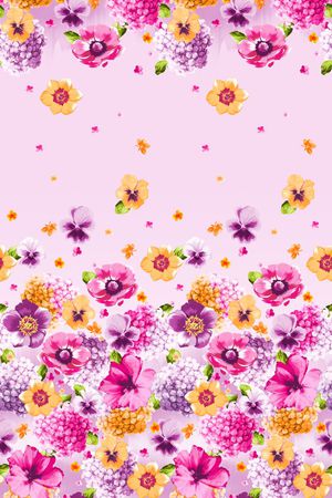 花卉 玫瑰花 花朵 高贵 大气 典雅 高档 立体花卉印花华亿平台图片