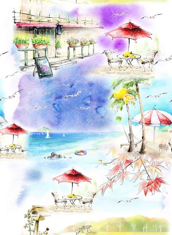 彩绘印花华亿平台图片