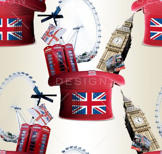 英国风印花华亿平台图片