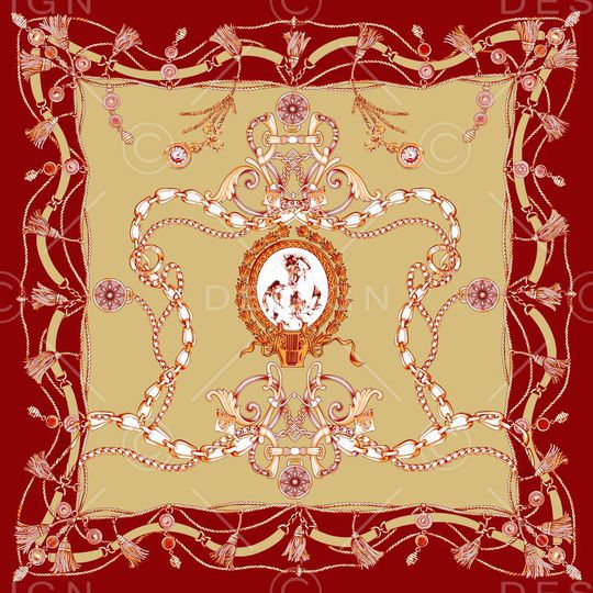 欧式宫廷风印花华亿平台图片