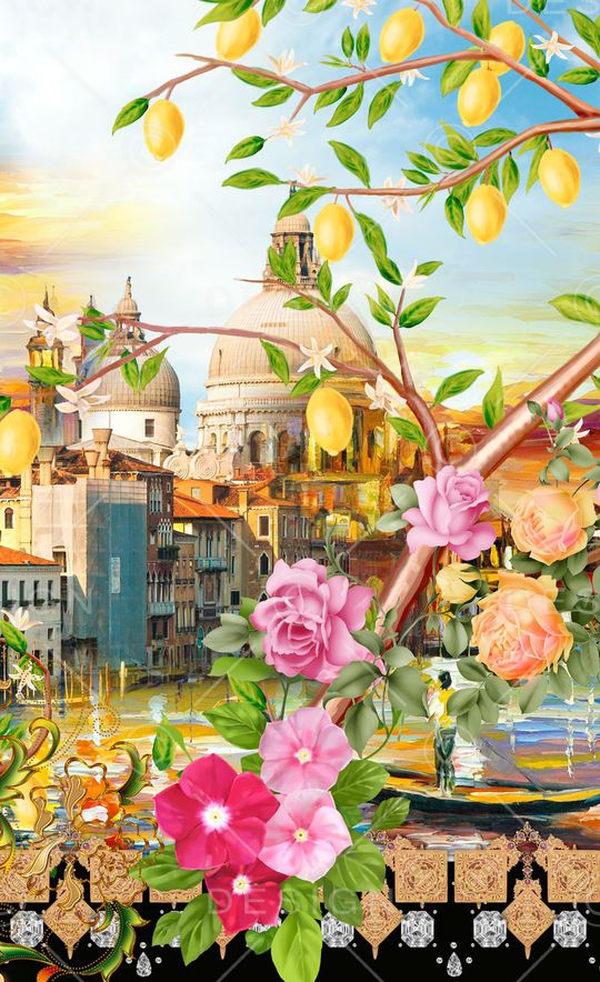 潮流时尚印花华亿平台图片