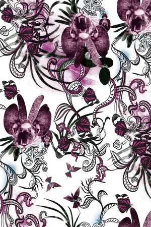 写意风印花华亿平台图片