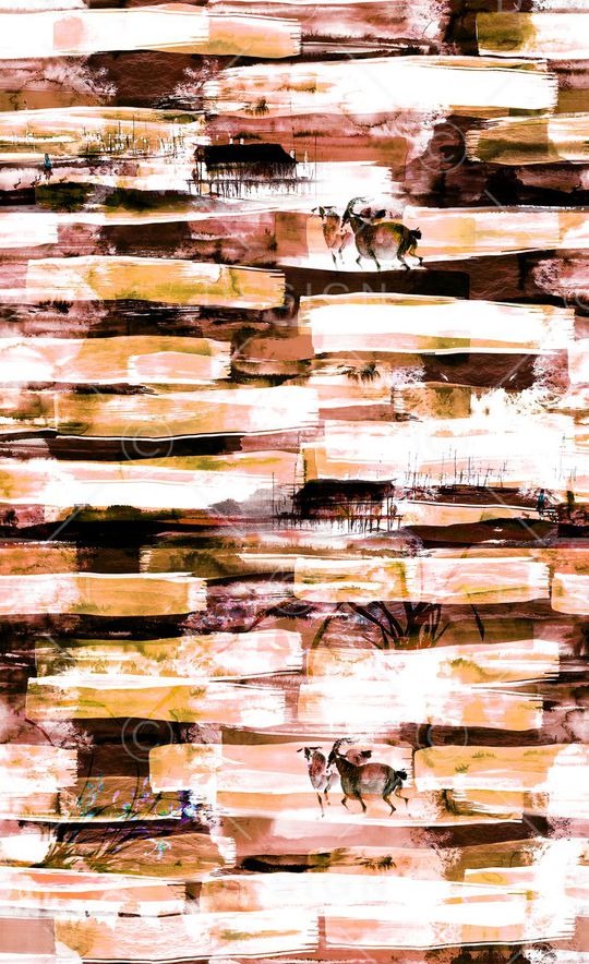 水彩印花华亿平台图片