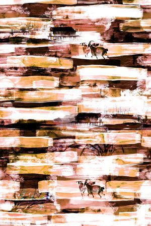 水彩印花华亿平台图片