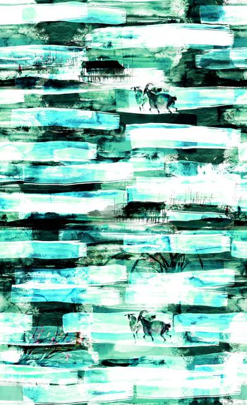 512997-时尚 潮流 抽象 水墨 数码 服装