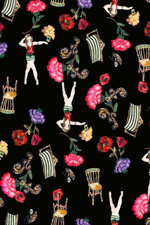 D&G风格印花华亿平台图片