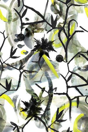 笔刷印花华亿平台图片