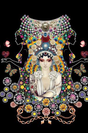 写意印花华亿平台图片