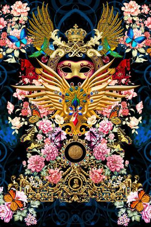 欧式宫廷风印花华亿平台图片