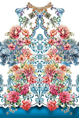 休闲风印花华亿平台图片