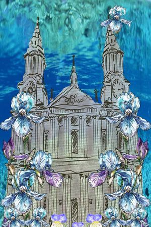 手绘印花华亿平台图片