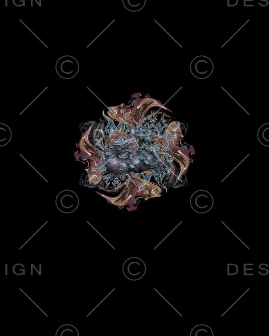 抽象印花华亿平台图片