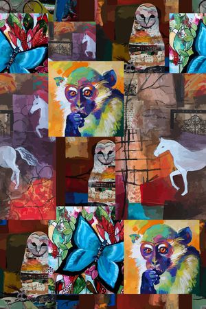 流行时尚印花华亿平台图片