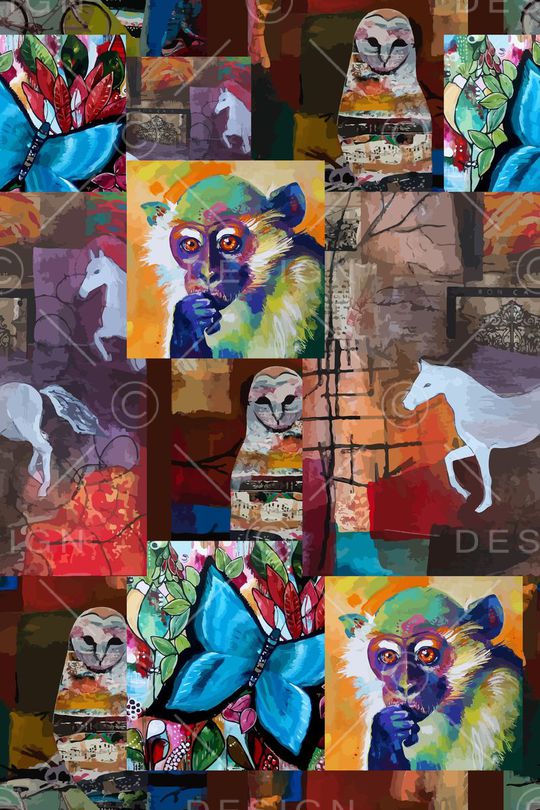 流行时尚印花华亿平台图片