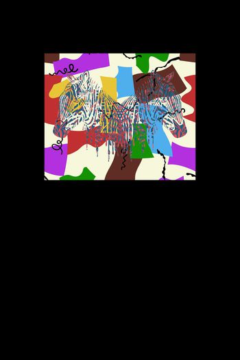 513144-几何斑马剪影