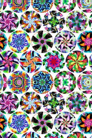 抽象印花华亿平台图片