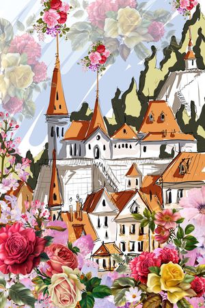 时尚印花华亿平台图片