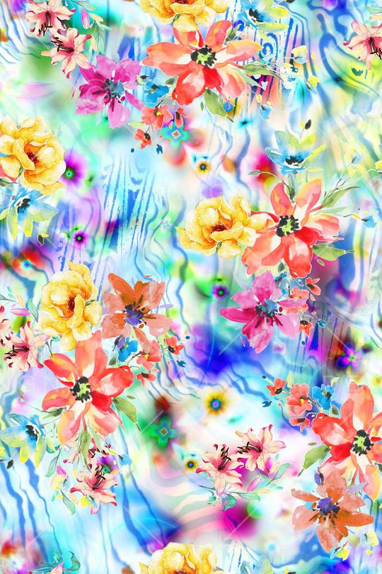 小清新印花华亿平台图片