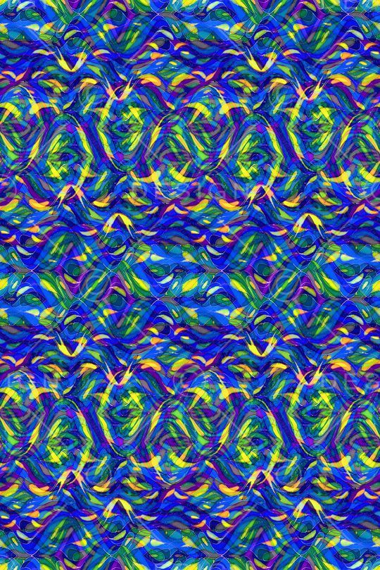 波浪印花华亿平台图片