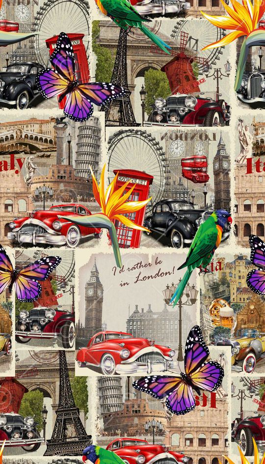 复古印花华亿平台图片