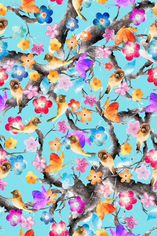 水彩印花华亿平台图片