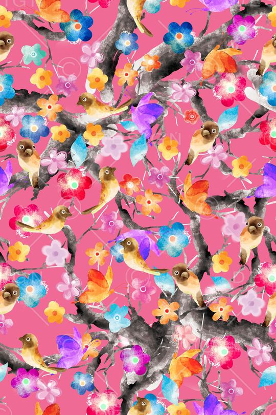 水彩印花华亿平台图片