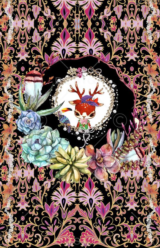 欧式印花华亿平台图片