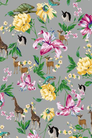 动物印花华亿平台图片