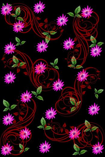 家纺印花面料印花华亿平台图片