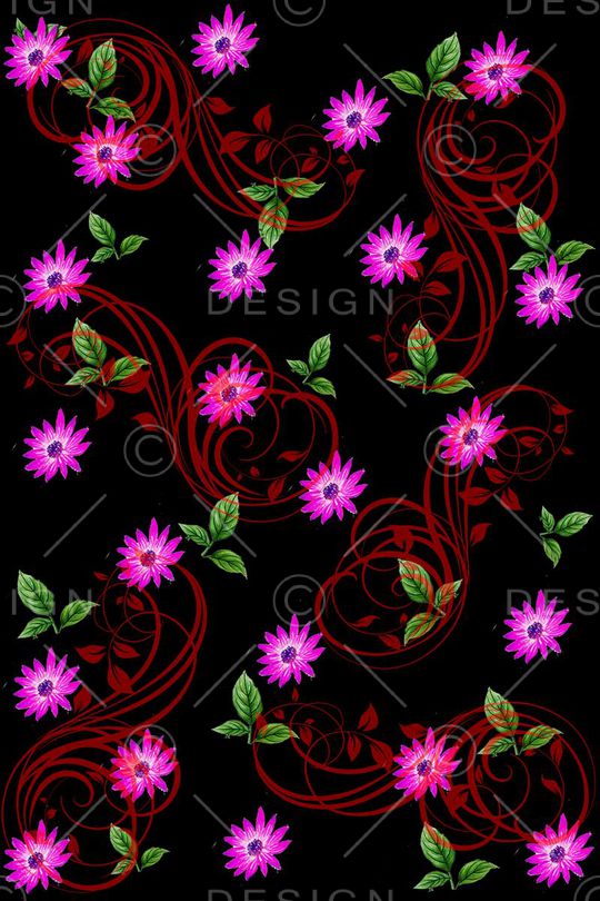 家纺印花面料印花华亿平台图片