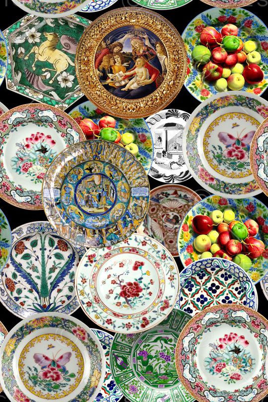 欧式风格印花华亿平台图片