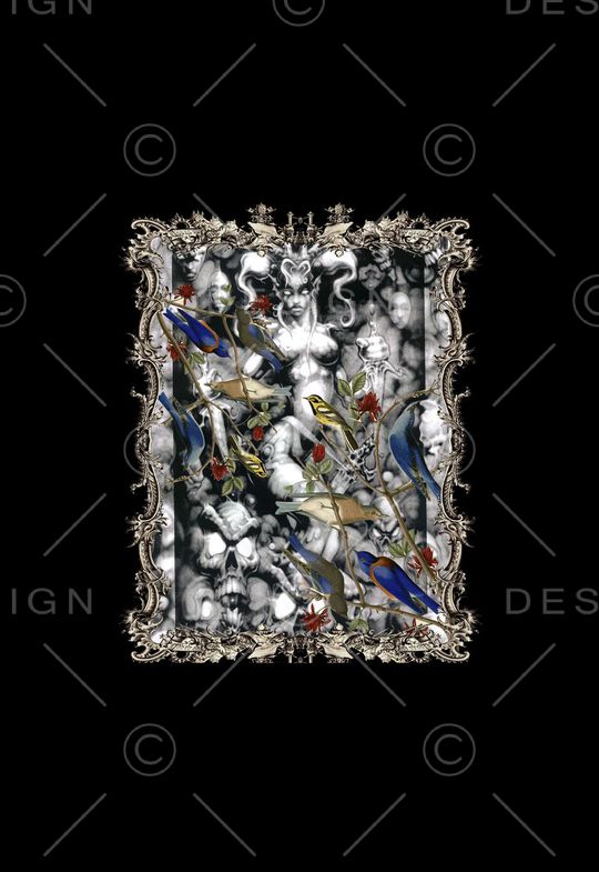 潮流时尚印花华亿平台图片