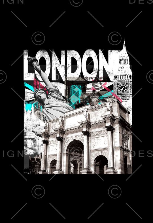 潮流时尚印花华亿平台图片