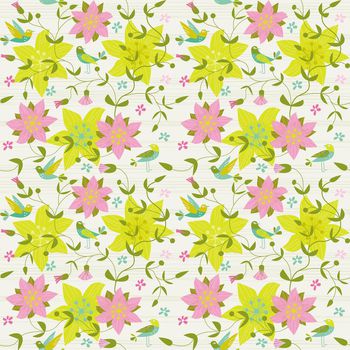 清新自然印花华亿平台图片