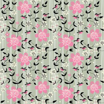 清新自然印花华亿平台图片