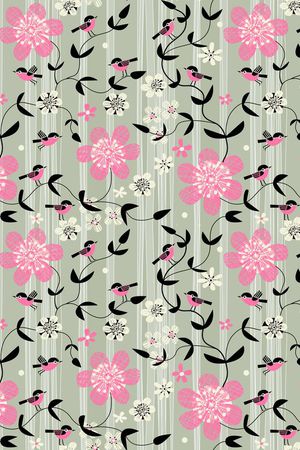 清新自然印花华亿平台图片