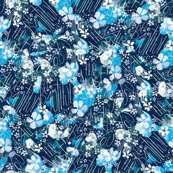 513633-复古 手绘花卉 字母 服装  沙发